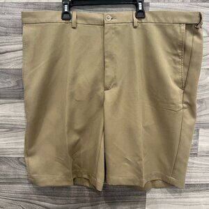 Men's Haggar Flat Front Chino Shorts Size 42